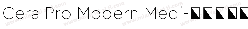 Cera Pro Modern Medi字体转换